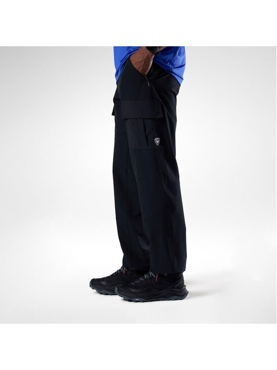 Rossignol Rossignol Spodnie outdoor M Hiking Cargo Pant Czarny Regular Fit