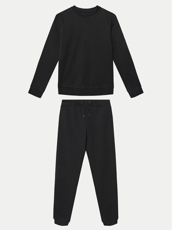 Guess Guess Jogginganzug L5RG00 KCCH0 Schwarz Regular Fit