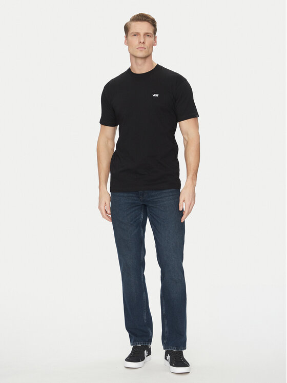 Vans Vans Póló Left Chest Logo VN0A3CZEY281 Fekete Classic Fit