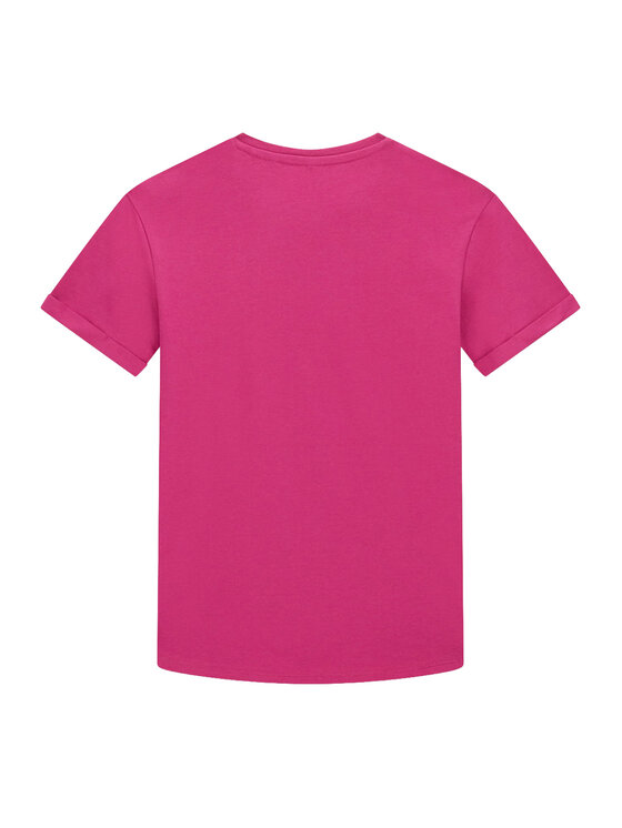Guess Guess T-Shirt J6GI33 J1314 Różowy ciemny Regular Fit