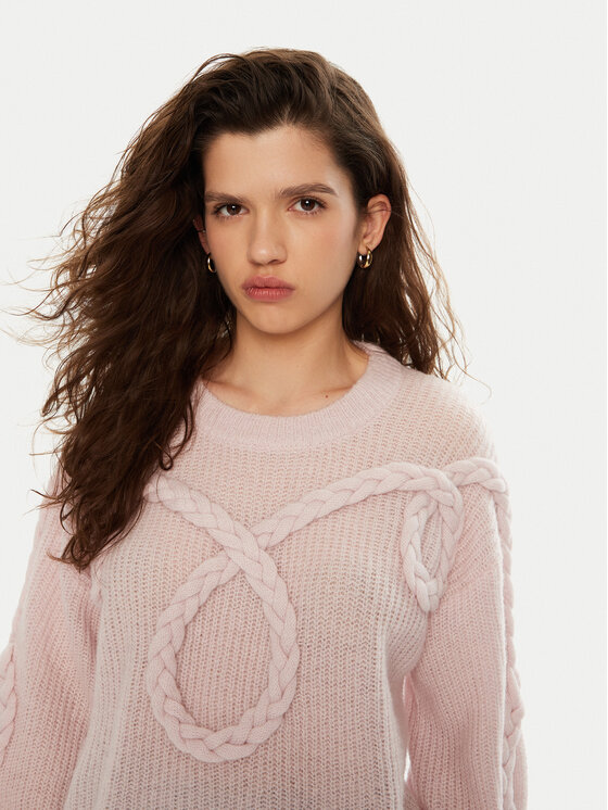 Munthe Munthe Sweater Sakira 244160724472 Rózsaszín Relaxed Fit