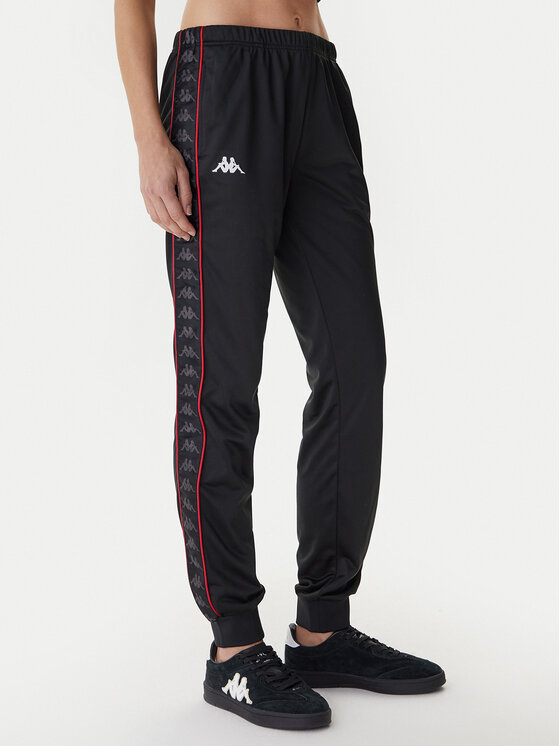 Kappa Kappa Teplákové kalhoty 303R5K0 Černá Slim Fit