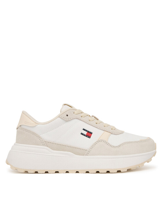 Tommy Jeans Tommy Jeans Sportcipők Modern Runner Mix EN0EN03100 Fehér