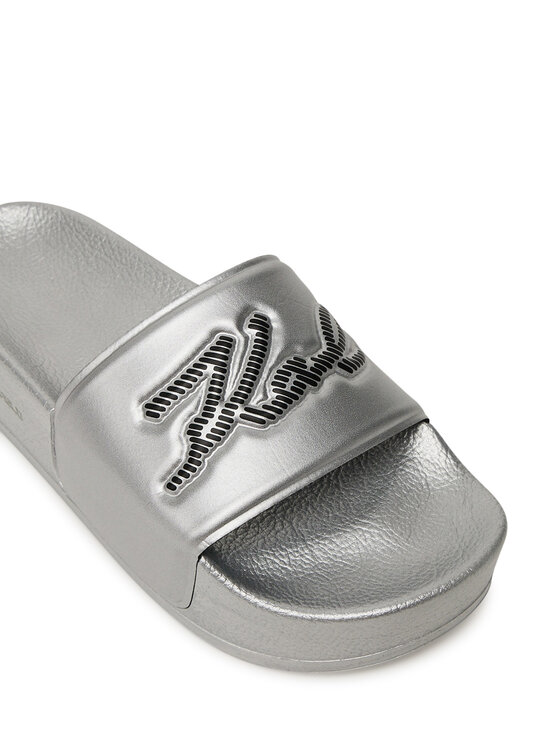 KARL LAGERFELD KARL LAGERFELD Šlepetės Kondo Maxi KL80872 Sidabrinė