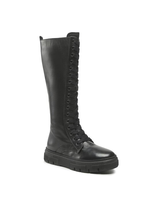 Geox Geox Čižmy D Isotte C D26TZC 00085 C9999 Čierna