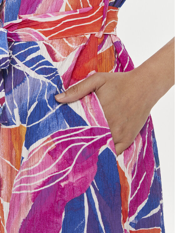 Vila Vila Kleid für den Alltag Limia 14095808 Bunt Regular Fit