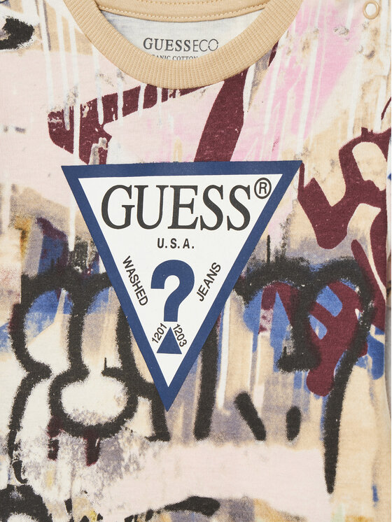 Guess Guess T-Shirt N5YI04 K8HM4 Barevná Regular Fit