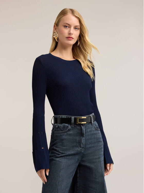 Motivi Motivi Maglione M383W004093N034 Blu Slim Fit