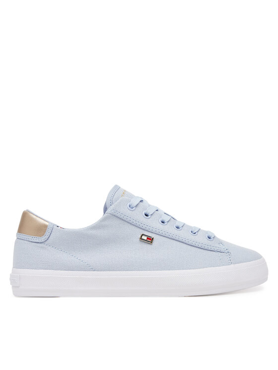 Tommy Hilfiger Sneakersy Vulc Canvas Lace Up Sneaker FW0FW08647 Modrá