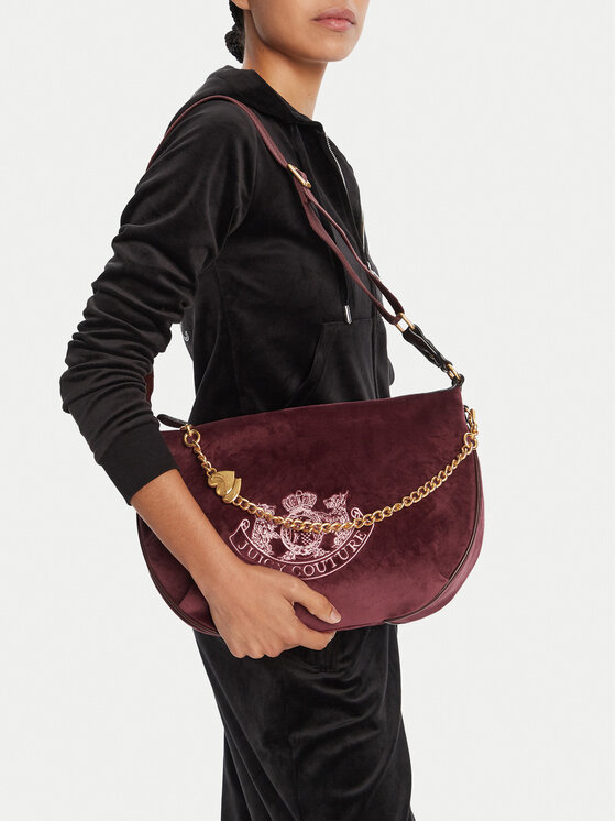 Juicy Couture Juicy Couture Ročna torba CEO-BIJXT8990WZC Bordo rdeča