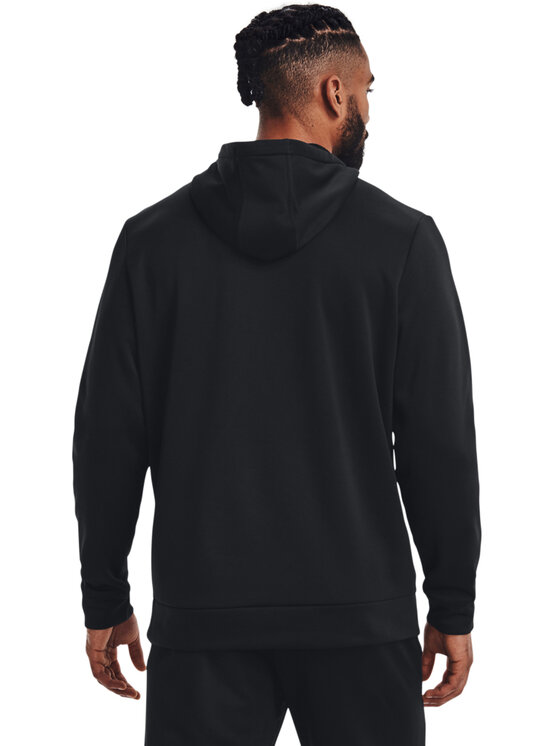 Under Armour Under Armour Majica dugih rukava UA Armour Fleece Hoodie 1373353 Crna Regular Fit