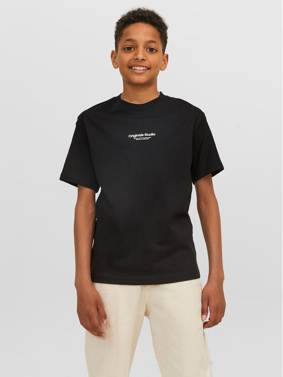 Jack&Jones Junior Jack&Jones Junior Majica Vesterbro 12242827 Črna Loose Fit