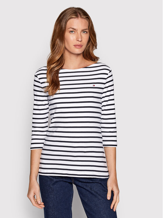 Tommy Hilfiger Tommy Hilfiger Särkpluus WW0WW27724 Valge Slim Fit