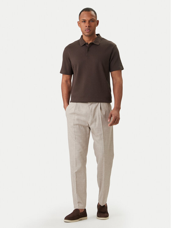 JOOP! JOOP! Polo Jorge 30101934 Καφέ Slim Fit