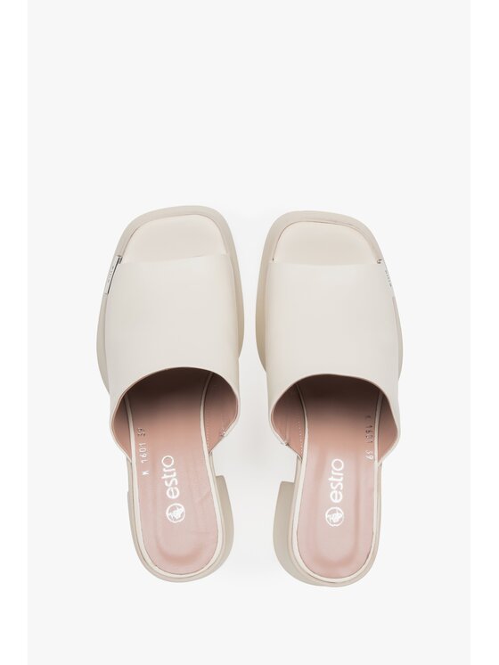 Estro Estro Παντόφλες ER00117378 Μπεζ