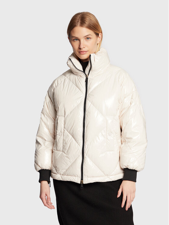 Weekend Max Mara Weekend Max Mara Пухено яке Ernesta 54860423 Бял Regular Fit