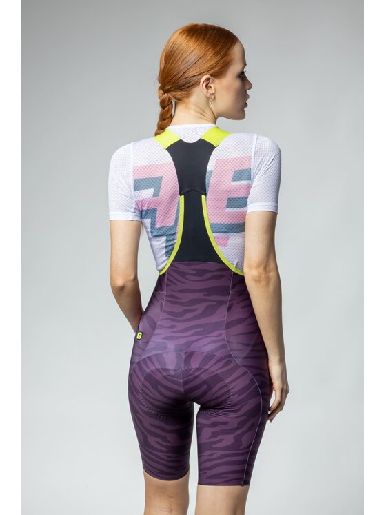 Alé Cycling Alé Cycling Szorty rowerowe PR-E Sauvage Fioletowy Fitted Fit