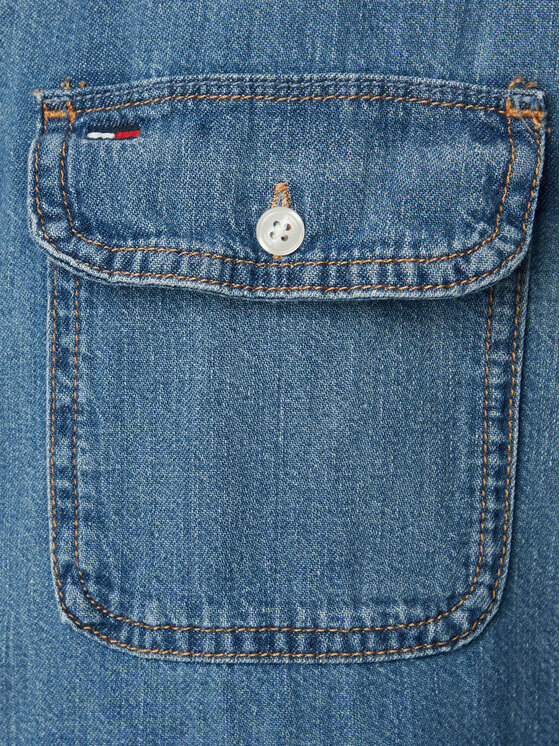 Tommy Jeans Tommy Jeans дънкова риза DM0DM23028 Син Relaxed Fit