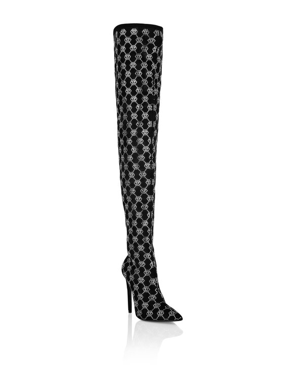PHILIPP PLEIN PHILIPP PLEIN Kozaki 23045 Czarny