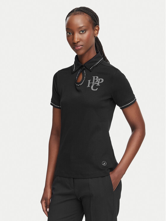 Beverly Hills Polo Club Tricou polo L2601-HR Negru Regular Fit
