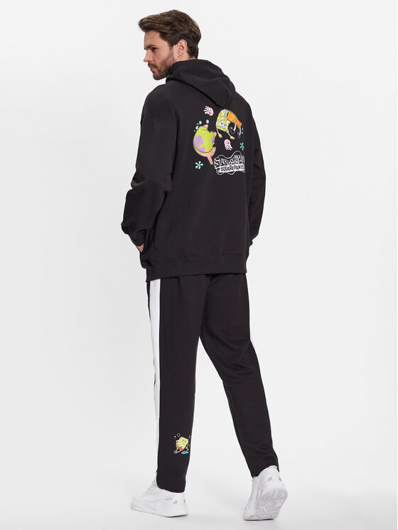 Puma Puma Μπλούζα SPONGEBOB 538960 Μαύρο Regular Fit