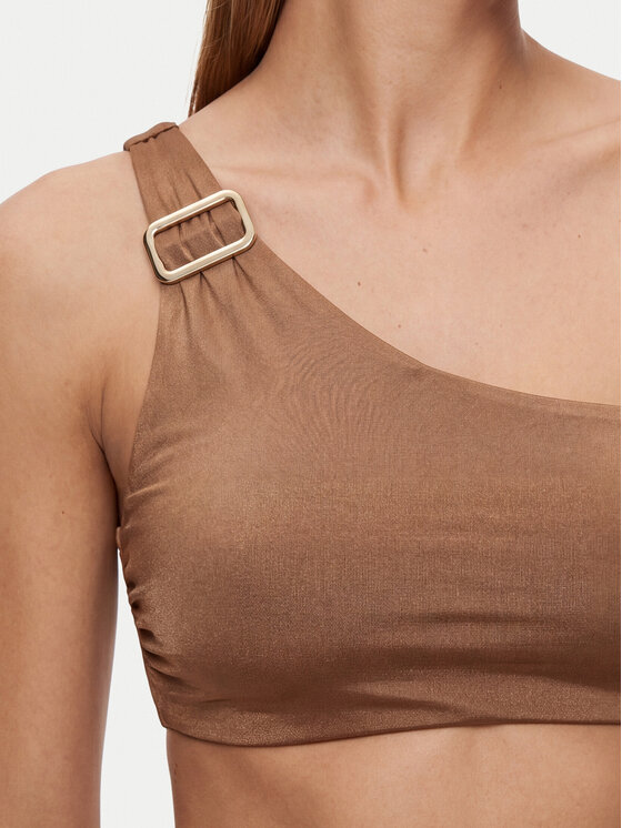 Max Mara Beachwear Max Mara Beachwear Bikini augšdaļa Alisia 2616821059 Gaiši brūna