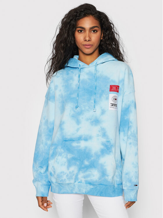 Tommy Jeans Tommy Jeans Bluza DW0DW12646 Niebieski Oversize