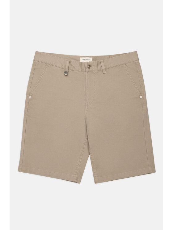 Lancerto Lancerto Szorty materiałowe Ibiza SZO082123000005 Beżowy Regular Fit