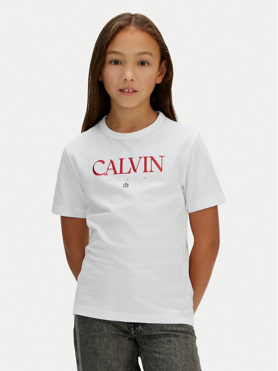 Calvin Klein Jeans Tricou IG0IG03060 Alb Regular Fit