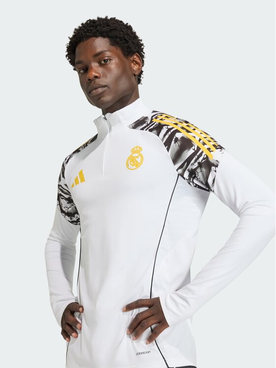 adidas adidas Bluza techniczna Real Madrid Avengers 25/26 Tiro 25 Competition Training Biały Slim Fit