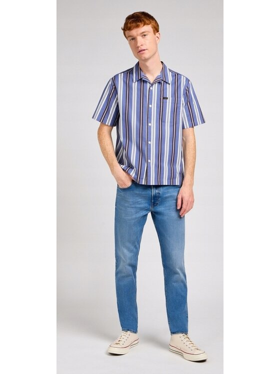 Lee Lee Jeansy Rider Niebieski Slim Fit