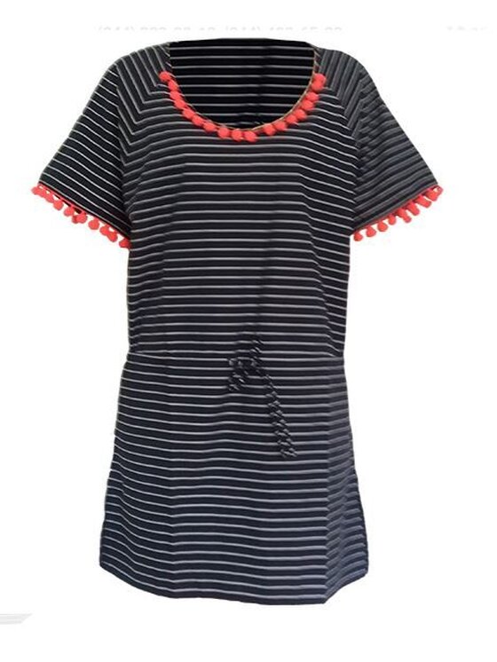 EA7 Emporio Armani EA7 Emporio Armani Sukienka 3YTA02 TN22Z Granatowy Regular Fit