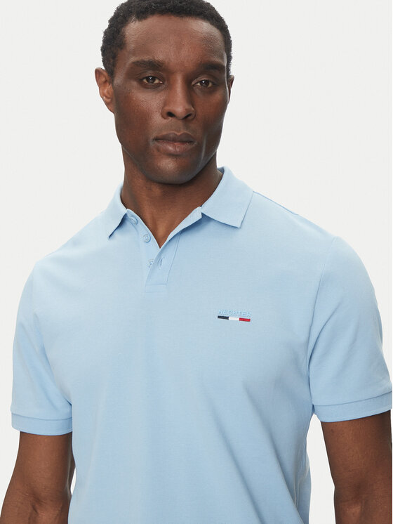 Hechter Paris Hechter Paris Polo Pique H-Eco 74004 151902 Svijetloplava Regular Fit