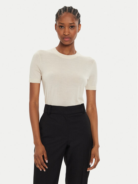 BOSS Boss Sweater Falyssiasi 50492857 Sárga Regular Fit