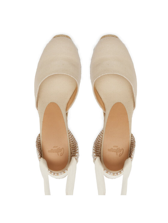 Castañer Castañer Espadryle Carina/6/001 020964 Biały