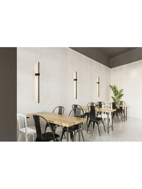 MIAhome MIAhome Kinkiet Lampa ścienna OMBRE 100 czarna Czarny