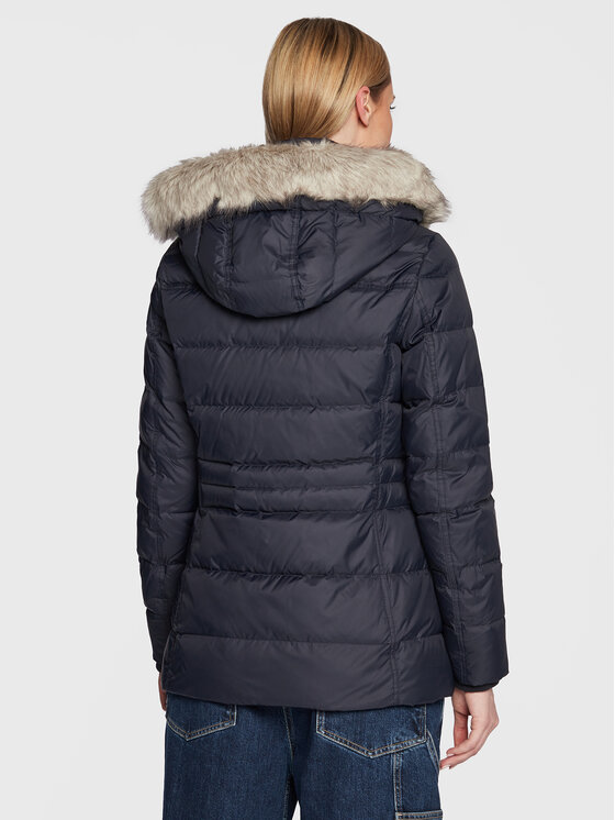 Tommy Hilfiger Tommy Hilfiger Vatovaná bunda Tyra WW0WW37486 Tmavomodrá Regular Fit