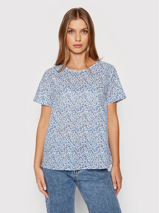 United Colors Of Benetton Bluză 5OA95QBA4 Albastru Regular Fit