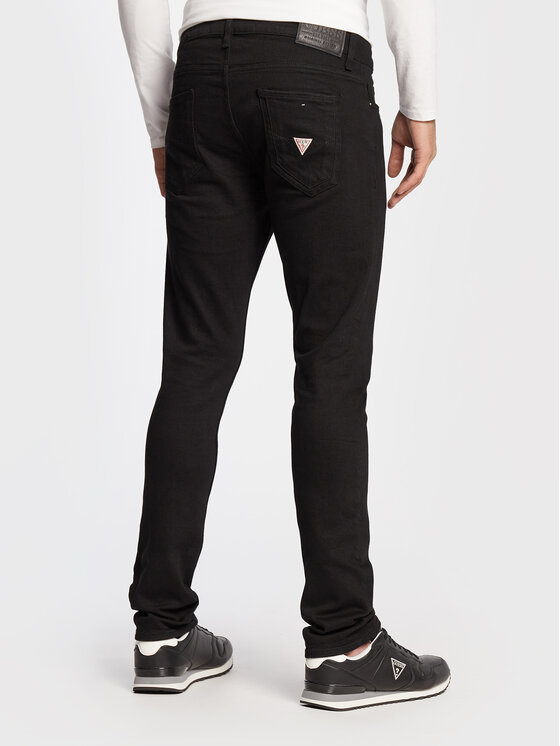 Guess Guess Farmer Miami M2YAN1 D4Q51 Fekete Skinny Fit