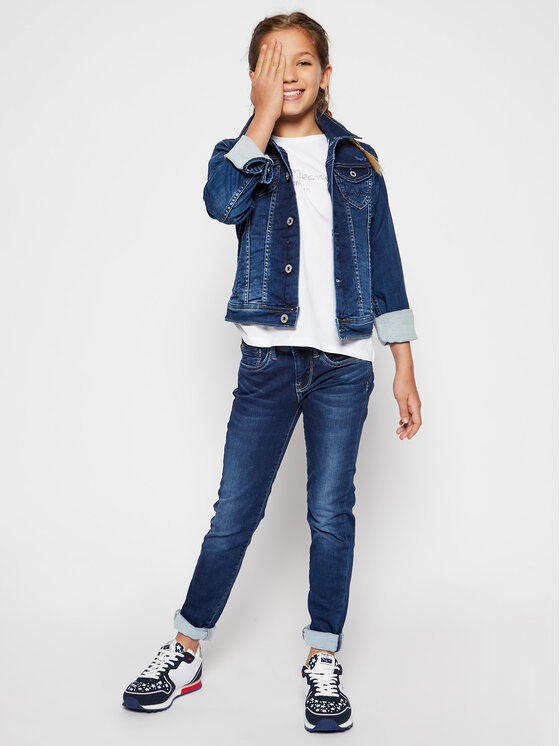 Pepe Jeans Pepe Jeans Marškinėliai Nuria PG502460 Balta Regular Fit