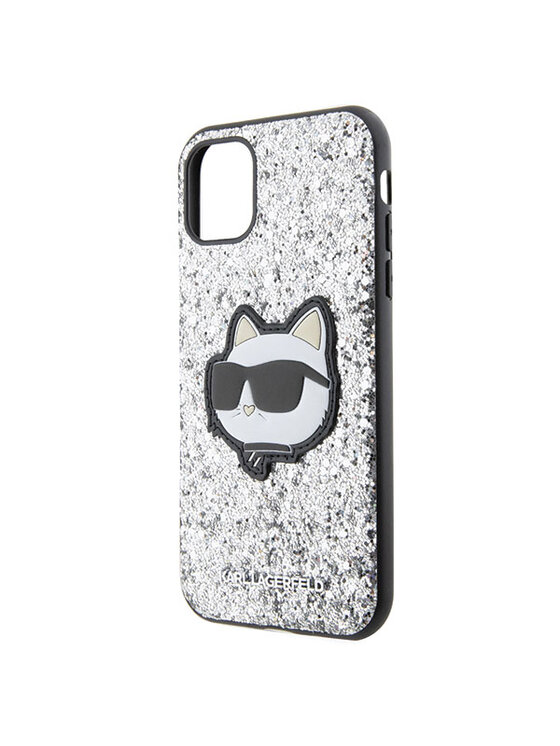 KARL LAGERFELD KARL LAGERFELD Etui na telefon iPhone 11 Srebrny