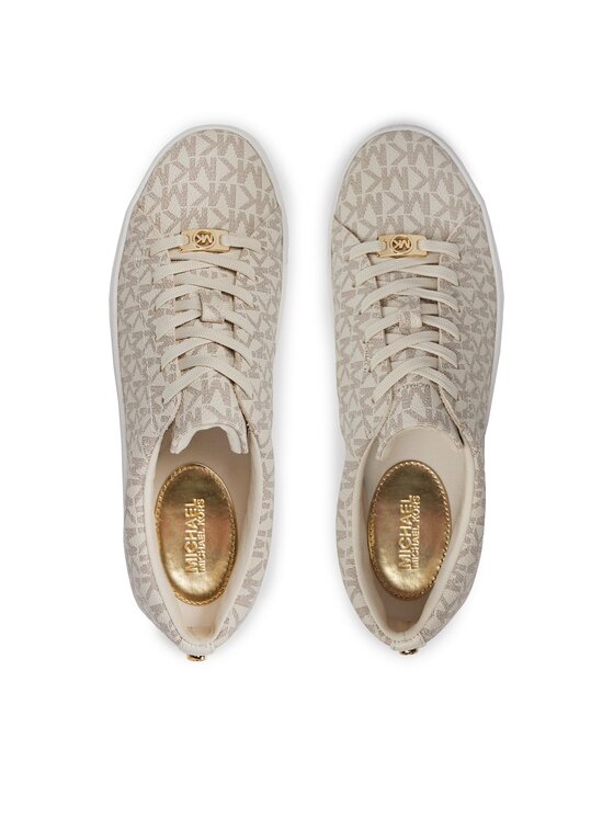 MICHAEL Michael Kors MICHAEL Michael Kors Сникърси Keaton Lace Up 43R4KTFS1B Екрю