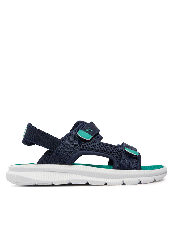 Sandale Puma Evolve Sandal Jr 390449-08 Puma Navy/Sparkling Green/Puma White