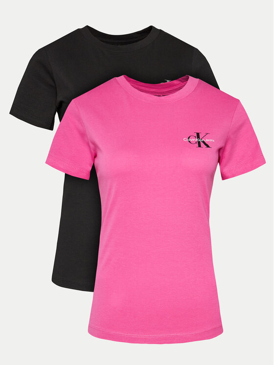 Calvin Klein Jeans Calvin Klein Jeans 2-dílná sada T-shirts J20J219734 Barevná Slim Fit