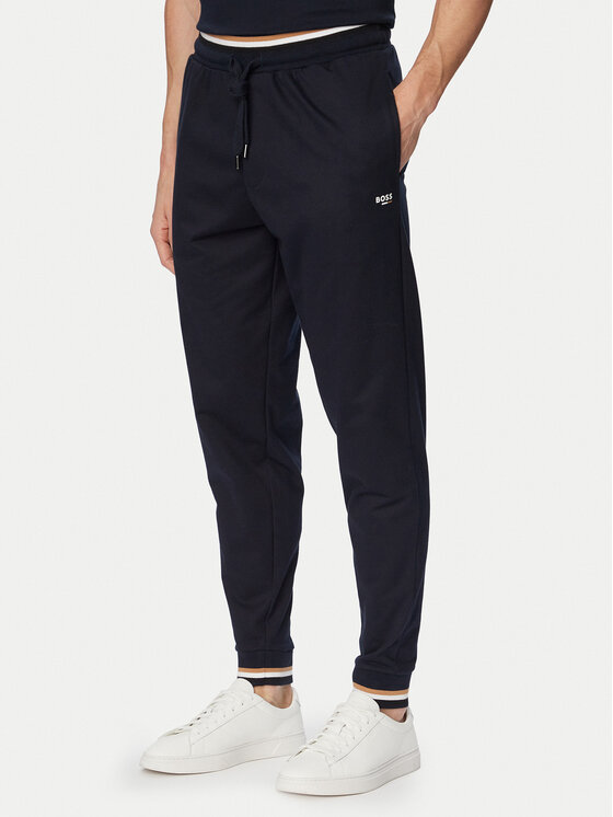 BOSS Pantaloni trening Iconic 50554830 Bleumarin Regular Fit