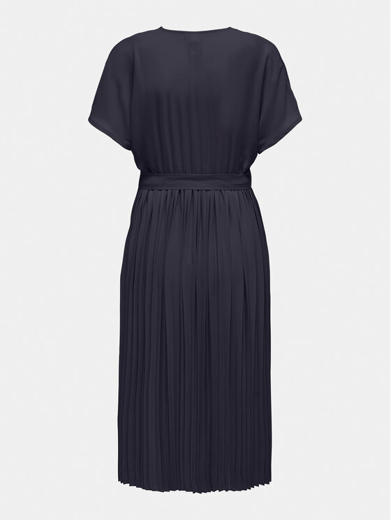 ONLY ONLY Kokteilinė suknelė Stacia 15319229 Tamsiai mėlyna Regular Fit