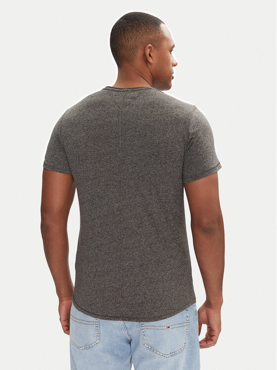 Tommy Jeans Tommy Jeans T-shirt Jaspe DM0DM09586 Siva Slim Fit
