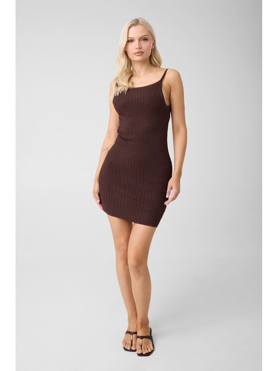 Guess Guess Vestito da giorno 182047 Marrone Classic Fit