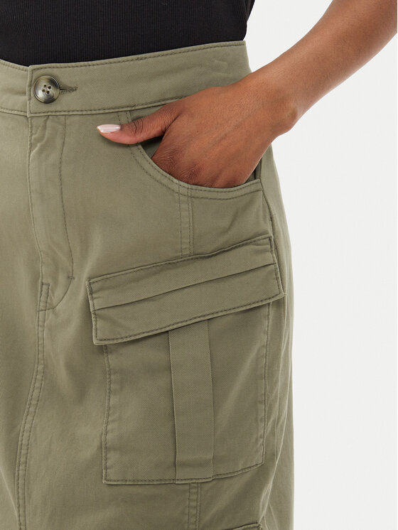 Gestuz Gestuz Midi sukně 10908161 Zelená Regular Fit