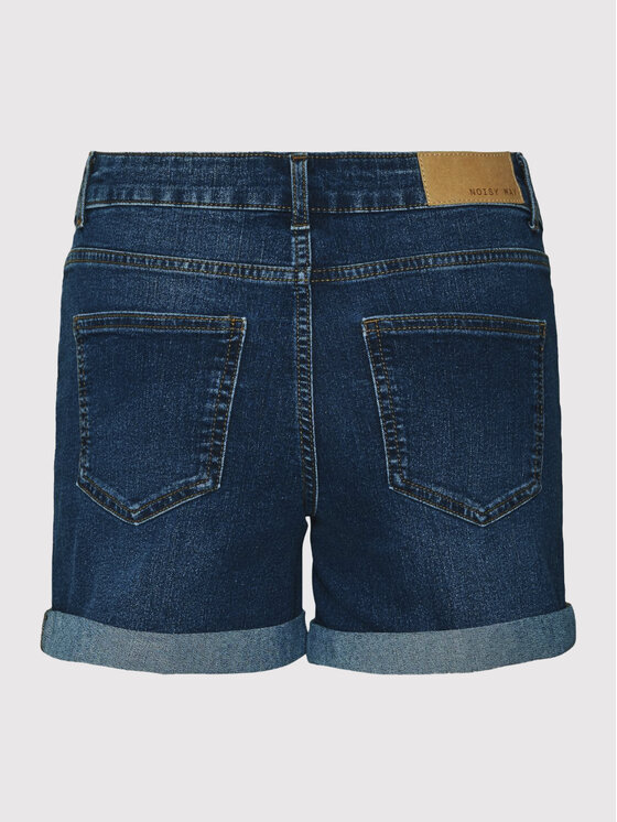 Noisy May Noisy May Pantaloncini di jeans Be Lucy 27019454 Blu scuro Slim Fit